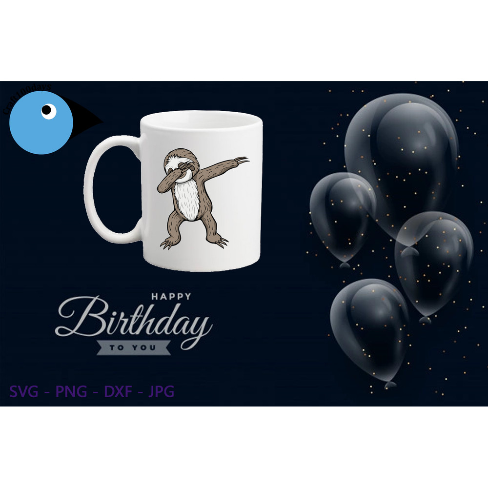 Sloth Dabbing mug.png