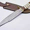 Custom Handmade Damascus steel COLUMBIA Fixed Blade Bowie Knife Camping Hunting 2.jpg