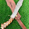 Custom Handmade Damascus Steel Hunting Bowie knife, Battle Ready Gift for Him.jpg