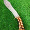 Custom Handmade Damascus Steel Hunting Bowie knife, Battle Ready Gift for Him 1.jpg