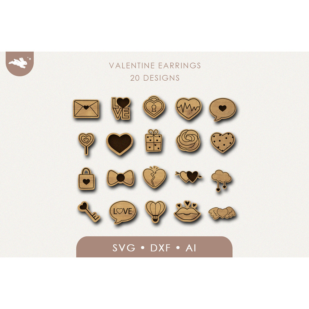 Valentine earrings svg laser files.jpg