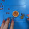 Miniature pepperoni pizza polymer clay tutorial for making dollhouse food6.jpg