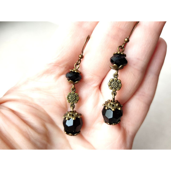 black agate dangle long earrings 2.jpg