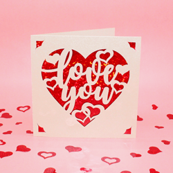 love you card template | valentines card svg | cricut card svg | svg files for cricut