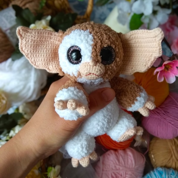 Crochet toy pattern Gizmo Mogwai, Amigurumi Gremlin | Inspire Uplift