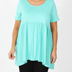 Plus Size Baby Doll Top