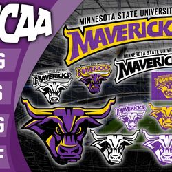 minnesota state mavericks svg bundle , ncaa svg, logo ncaa bundle svg eps dxf png,digital download ,instant download