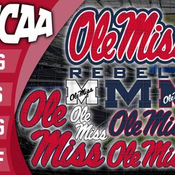 mississippi rebels svg bundle , ncaa svg, logo ncaa bundle svg eps dxf png,digital download ,instant download