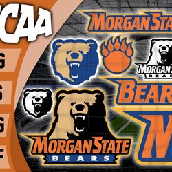 morgan state bears svg bundle , ncaa svg, logo ncaa bundle svg eps dxf png,digital download ,instant download