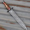 Basket Weaver Damascus Steel Dagger in usjpg