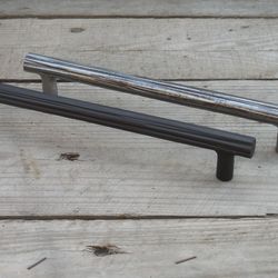 160 mm hand forged drawer pull ( type 6),  6 5/16'' pull handle, wrought iron, cabinet cupboard kitchen dresser knobs