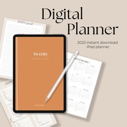 2023 Digital Planner - Digital Planning, Dated Planner, Notability Planner, Minimal Planner, iPad Planner, Journal