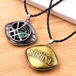 Dr. Strange Infinity Time Stone Necklace - Avenger's Time Stone Jewelry, Anime Necklace, Anime Jewelry, Valentines Gift