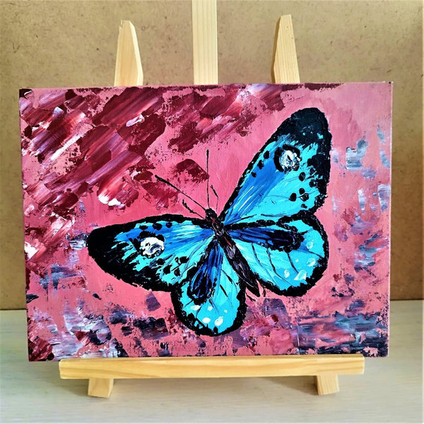Blue-butterfly-paintings-on-canvas-acrylic-framed-art-wall-decor.jpg