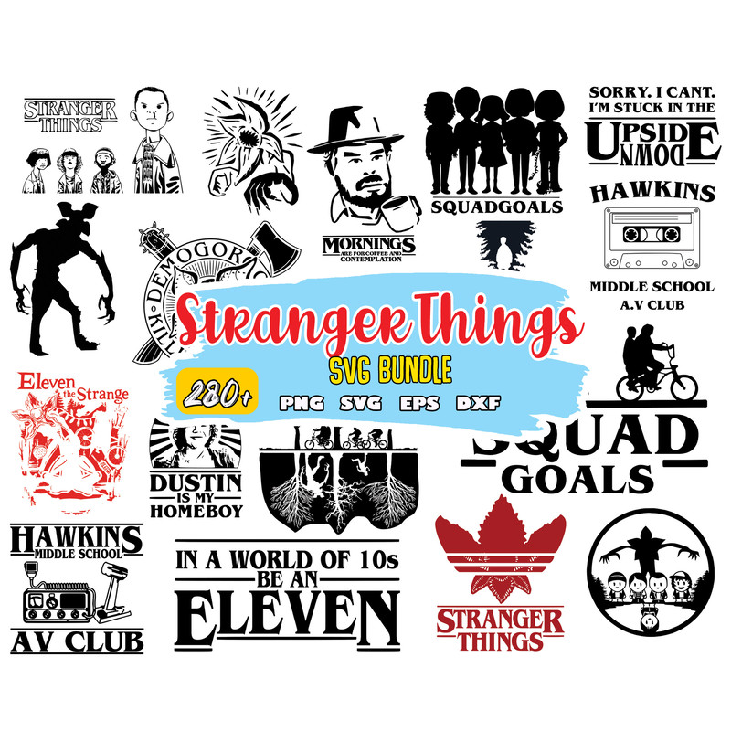 280 Stranger Things SVG Bundle, Stranger Things digital download.jpg