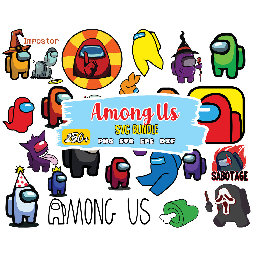 Among Us SVG, Among Us Color Svg, Among Us Layered Svg, Among Us Logo, Impostor Svg, Cutting File.jpg