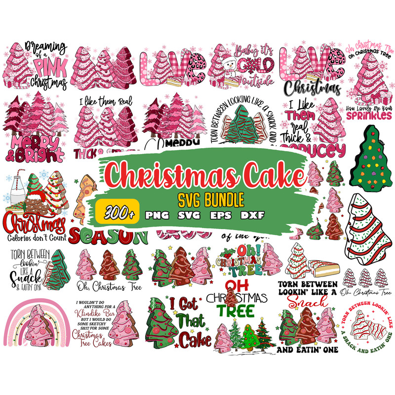 Christmas Tree Cake png, Christmas Tree Cakes svg, Tis The Season Christmas Cakes png, Oh Christmas Tree Cake png.jpg