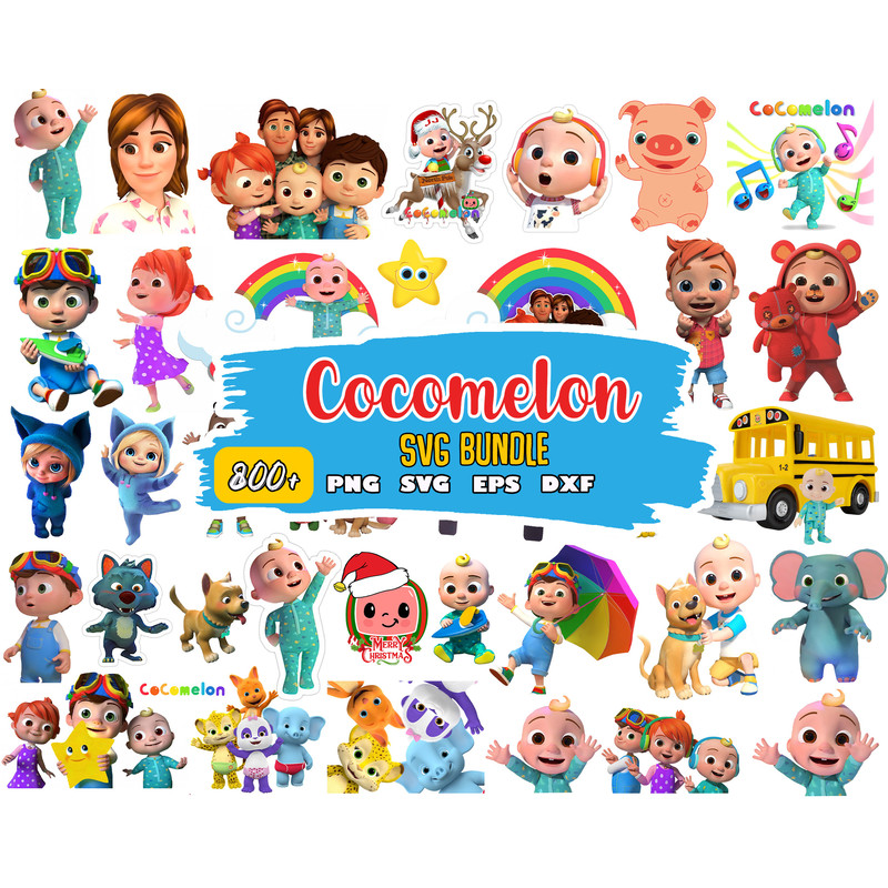 Cocomelon Bundle Svg, Cocomelon Svg, Cocomelon Jj Svg, Instant Download.jpg