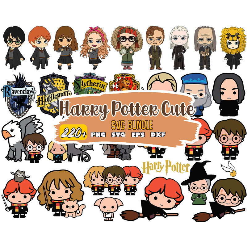 Harry Potter Bundle Svg, Harry Potter Svg, Hogwarts Svg, Instant Download.jpg