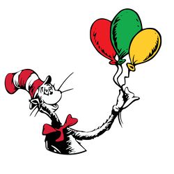 cat hat dr seuss svg, dr seuss clipart, dr seuss birthday, dr seuss cat svg digital download