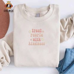 Treat People With Kindness Embroidered Sweatshirt, Harry Styles Embroidered Shirt, Embroidered Hoodie, Unisex T-Shirt
