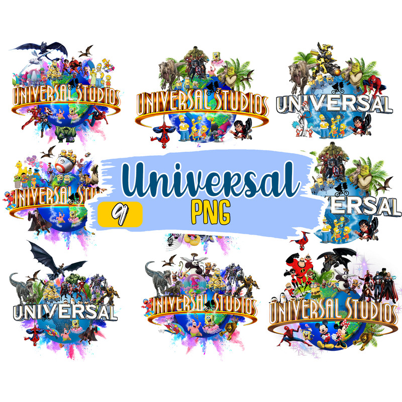 Universal Studio Png, Family Vacation Png, Family Trip Sublimation PNG , Vacay Mode Png Digital.jpg