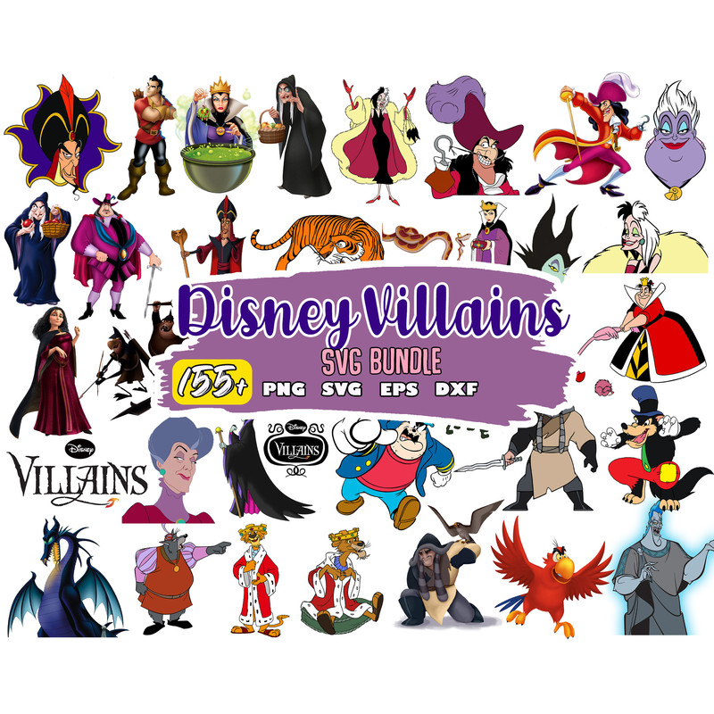 Villains svg, Villains Bundle SVG for cricut, Witches svg, Villains Witch SVG, villains png.jpg