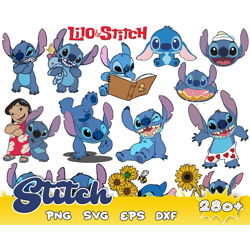 280 Lilo and stitch svg bundle files, lilo and stitch svg for cricut, Layered Files, Stitch svg, Stitch png, cricut, cut files.jpg