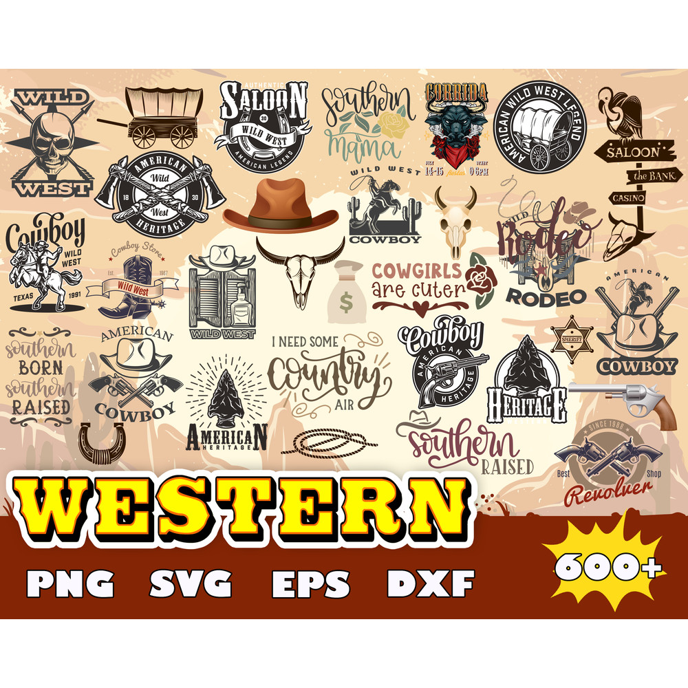 600 Western svg bundle, Western svg,Country Svg,Cowboy Svg,farm svg,Western cut file SVG, Western png, Cowboy Svg Bundle,Western Bundle Png.jpg