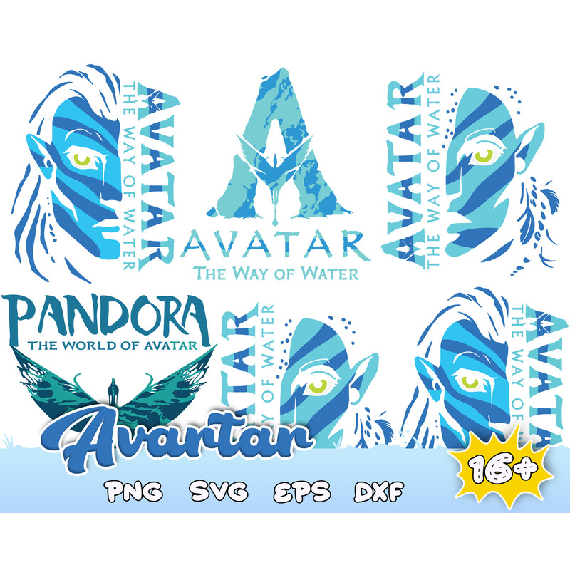 Avatar the way of the water Avatar 2 Svg, The Way of Water A World Like No Other Pandora png, digital download png.jpg