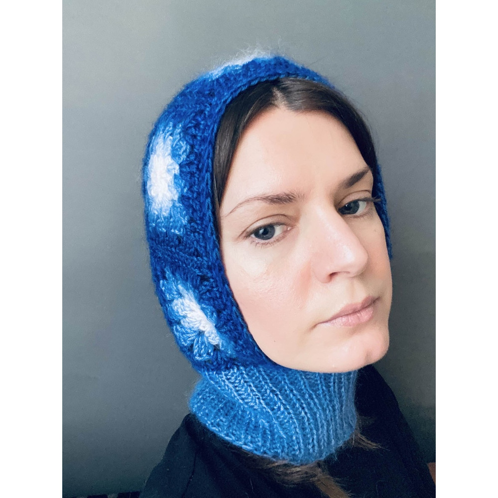 Crocheted cashmere blend balaclava in granny square technique1.jpg