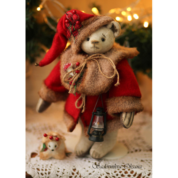 6 Handmade Artist-Collectible Teddy Bear-OOAK-Vintage-Victorian Style-Stuffed-Antique-bears animal-toys bear-plushinnes toy-decor baby-shower toys.jpg