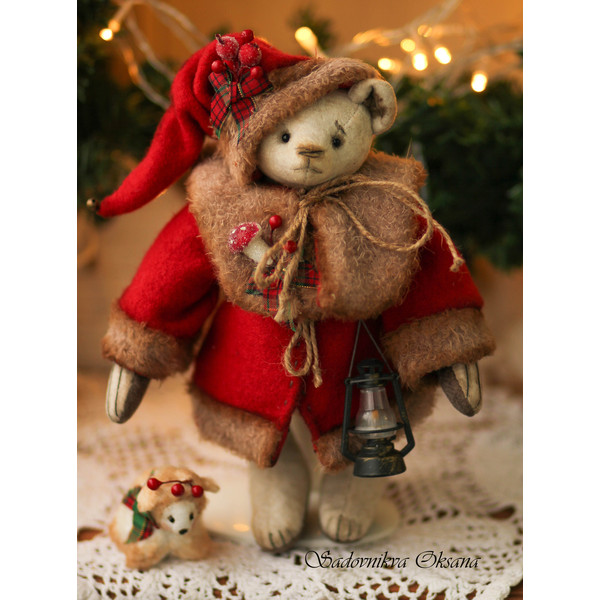 10 Handmade Artist-Collectible Teddy Bear-OOAK-Vintage-Victorian Style-Stuffed-Antique-bears animal-toys bear-plushinnes toy-decor baby-shower toys.jpg