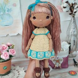 pattern amigurumi rochet doll toy pdf in english
