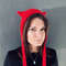 knitted wool kitty bonnet hat with ears devil hat red66.jpg