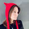 knitted wool kitty bonnet hat with ears devil hat red44.jpg