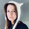 knitted wool kitty bonnet hat with ears devil hat77.jpg