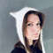 knitted wool kitty bonnet hat with ears devil hat99.jpg