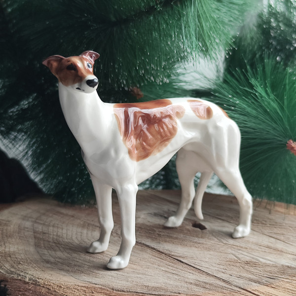 porcelain figurine greyhound