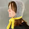 mink angora wool knitted bonnet hat with yellow stripes4.jpg
