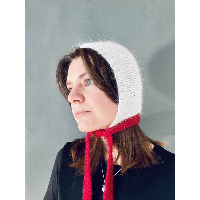 mink angora wool knitted bonnet hat with long stripes16.jpg