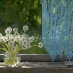 White flowers photo, still life photography with a bunch of dandelions in a sunny day, digital download.
