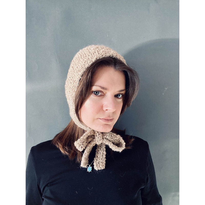wool knitted bonnet hat with stripes8.jpg