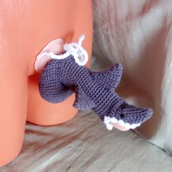 Crochet Shark, Original Willy Warmer, Mens Sexy Underwear, erotic mens thong, Boyfriend Gift, Penis Warmer Outfit Costum