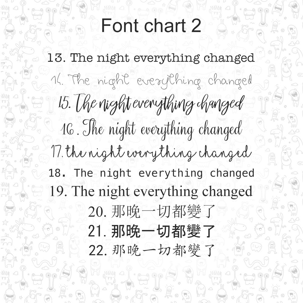 Font chart HD 2jpg