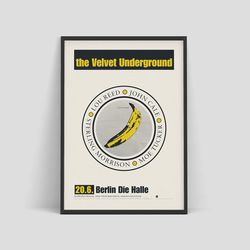 Velvet Underground – Vintage Berlin Concert Poster, 1993