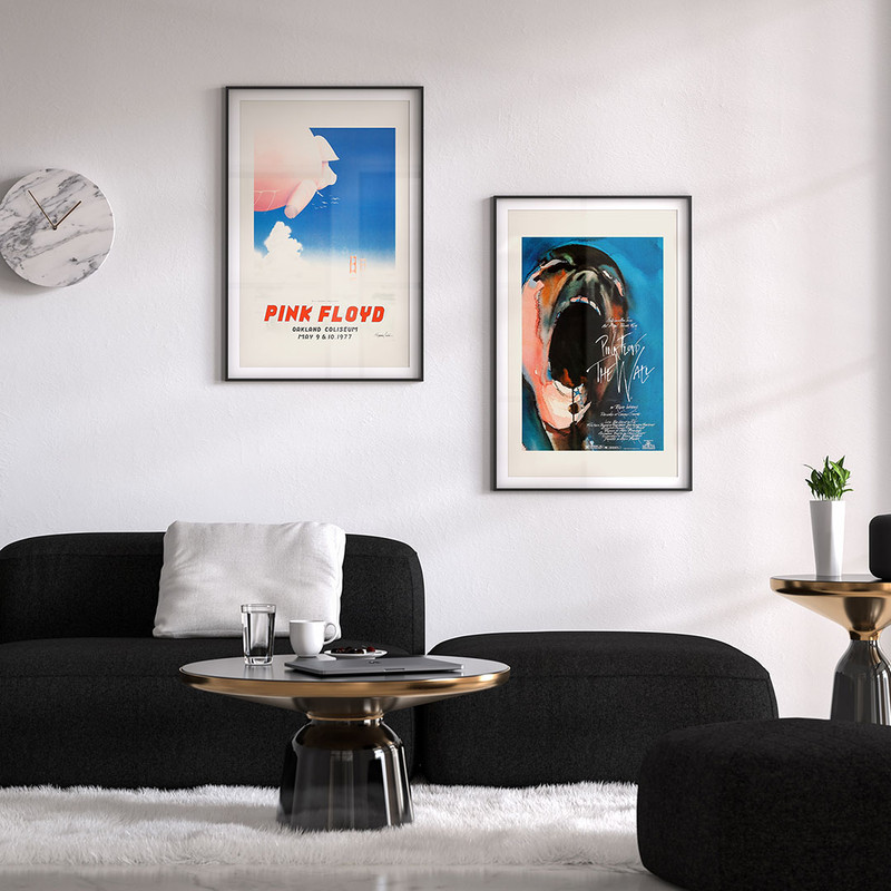 Pink Floyd - Original concert poster in Oakland Coliseum 1977.jpg