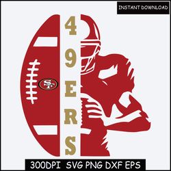 49ers Retro Striped Helmet- Niners Shirt-Mens 49ers- Women Sublimation Shirt 49er PNG, Svg, Jpg Digital File Shirts