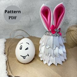 Easter ornaments, easter egg pattern, easter bunny, pattern bunny, easter egg decor, egg warmer, easter bunny pattern