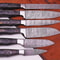 handmade Damascus chef set